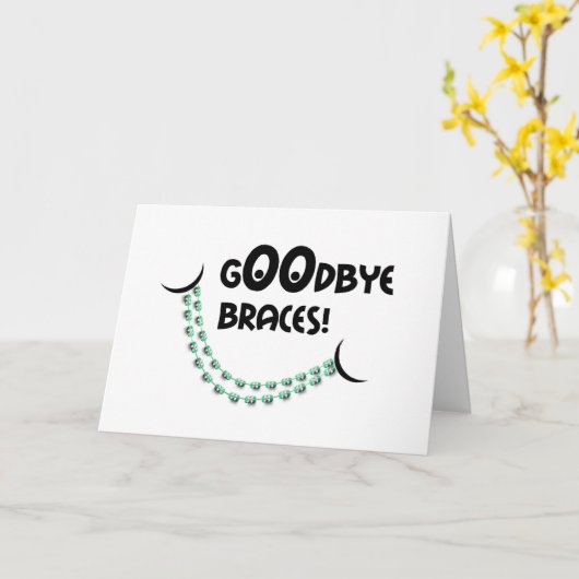 Herzlichen Glückwunsch brach aus - Auf Wiedersehen Karte (Gelbe Blume)