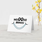 Herzlichen Glückwunsch Bracks - Hallo Braces Läche Karte (Gelbe Blume)