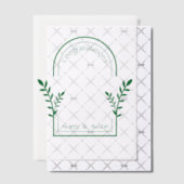 Herzlichen Glückwunsch Braut und Bräuche Pergament Einladungen (Versetzt (Einladung))