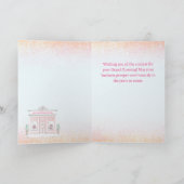 Herzlichen Glückwunsch Business Grand Opening Pink Karte (Innenseite)