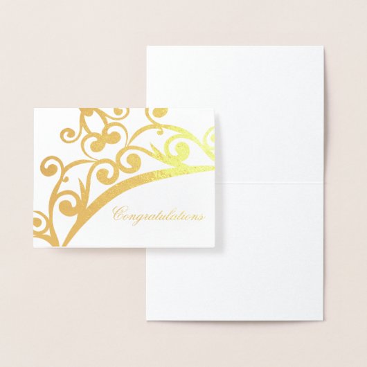 Herzlichen Glückwunsch Card Pageant Crown Folienkarte (Anzeige)