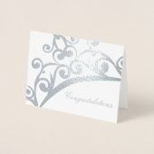 Herzlichen Glückwunsch Card Pageant Crown Folienkarte (Vorderseite)