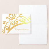 Herzlichen Glückwunsch Card Pageant Crown Folienkarte (Anzeige)
