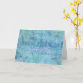 Herzlichen Glückwunsch Card Schmetterlinge Karte (Gelbe Blume)