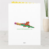 Herzlichen Glückwunsch Card Vain Gorilla Design. Karte (Rückseite)