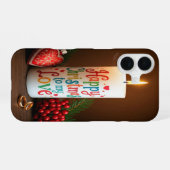 Herzlichen Glückwunsch Christamas an meine Liebe iPhone 16 Hülle (Rückseite (Horizontal))