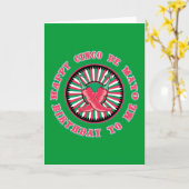 Herzlichen Glückwunsch Cinco de Mayo Geburtstag! Karte (Gelbe Blume)