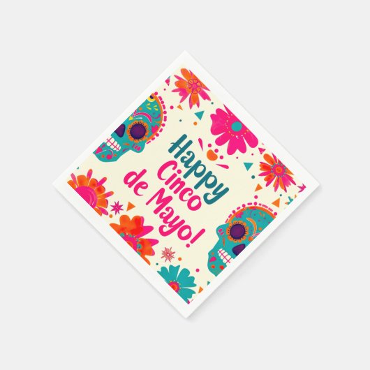 Herzlichen Glückwunsch Cinco de Mayo! Serviette (Ecke)