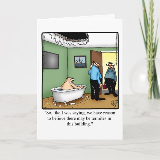 Herzlichen Glückwunsch Condo / Apartment Card Karte (Vorderseite)