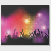 Herzlichen Glückwunsch Crowd Theme Geschenkpapier (Flach)