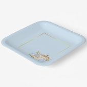 Herzlichen Glückwunsch dank Papierplatte Pappteller (Gewinkelt)