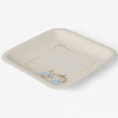 Herzlichen Glückwunsch dank Papierplatte Pappteller (Gewinkelt)