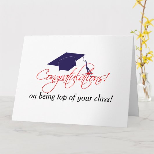 Herzlichen Glückwunsch, dass Sie die Spitze Ihrer Karte (Gelbe Blume)