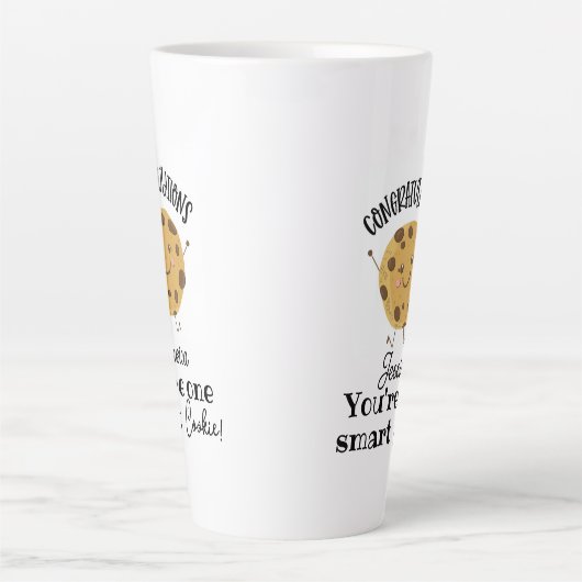 Herzlichen Glückwunsch, dass Sie eine Smart-Cookie Milchtasse (Vorderseite)