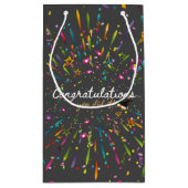 Herzlichen Glückwunsch, dass Sie es Abschluss geta Kleine Geschenktüte (Rückseite)