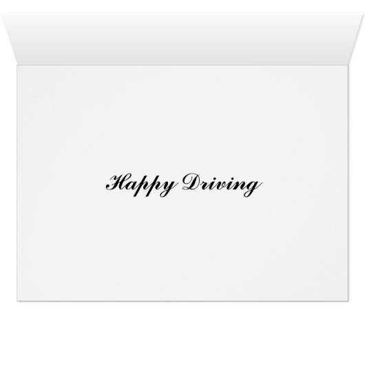 Herzlichen Glückwunsch, dass Sie Ihre Fahrprüfung  (Innenansicht Horizontal (Unten))