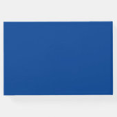 Herzlichen Glückwunsch Deep Blue und White Abschlu Gästebuch (Rückseite)