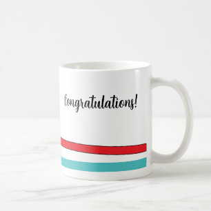 Herzlichen Glückwunsch, Design der Schleifen Kaffeetasse
