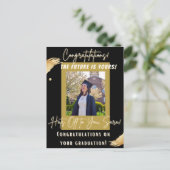 Herzlichen Glückwunsch! Die Zukunft ist deine! Gra Postkarte (Stehend Vorderseite)