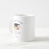 Herzlichen Glückwunsch Doktor Abschlussfeier Kaffeetasse (Vorderseite Links)