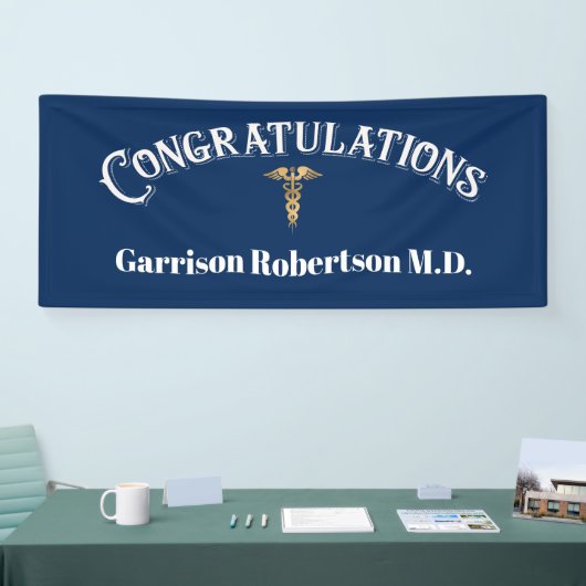 Herzlichen Glückwunsch Doktor der Graduate Banner (Messe)