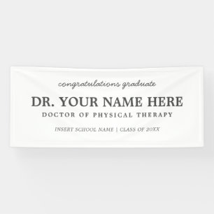 Herzlichen Glückwunsch Doktor der Physikalischen  Banner