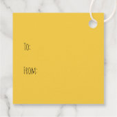 Herzlichen Glückwunsch Doodle Dog Graduation Cap Geschenkanhänger (Rückseite)