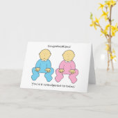 Herzlichen Glückwunsch Du bist ein Großeltern von Karte (Gelbe Blume)