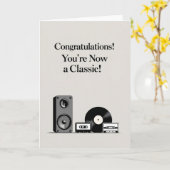 Herzlichen Glückwunsch! Du bist jetzt ein Klassike Karte (Gelbe Blume)