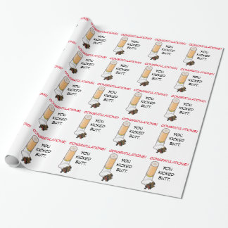 Herzlichen Glückwunsch! Du hast Personalisiert Hin Geschenkpapier