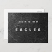 Herzlichen Glückwunsch Eagle Postkarte (Vorne/Hinten)