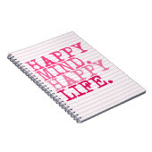 Herzlichen Glückwunsch. Ein glückliches Leben. Ein Notizblock (Rechte Seite)