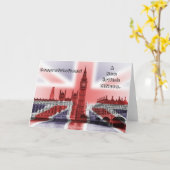 Herzlichen Glückwunsch! Ein neuer britischer Bürge Karte (Gelbe Blume)