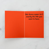 Herzlichen Glückwunsch, eine Werbeaktion und auch Karte (Innenseite)