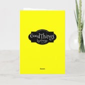 Herzlichen Glückwunsch Electrician, Zukunft ist he Karte (Rückseite)