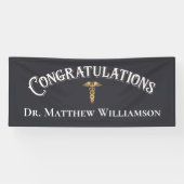 Herzlichen Glückwunsch Eleganter Doctor Medical Ab Banner (Horizontal)