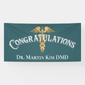 Herzlichen Glückwunsch Eleganter Doctor Medical Ab Banner (Horizontal)