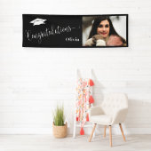 Herzlichen Glückwunsch Elegantes Foto Abschluss Banner (Insitu)