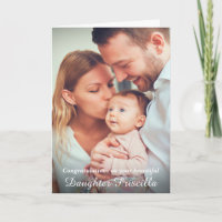 Herzlichen Glückwunsch Eltern Neugeborenes Baby Fo