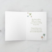 Herzlichen Glückwunsch Erstes Kind - Tochter und S Karte (Innenseite)