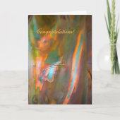 Herzlichen Glückwunsch - Eukalyptus im Impressioni Karte (Vorderseite)