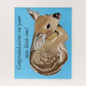 Herzlichen Glückwunsch! Fawn Puzzle (Vertikal)