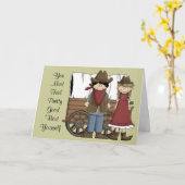 Herzlichen Glückwunsch Fee Good Card - Western Karte (Gelbe Blume)