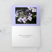 Herzlichen Glückwunsch Floral Wedding Card Karte (Innenseite)