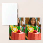 Herzlichen Glückwunsch Folienkarte (Anzeige)