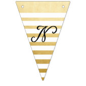 Herzlichen Glückwunsch! Französische handgeschrieb Wimpelkette (Dritte Fahne)