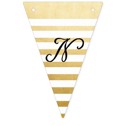 Herzlichen Glückwunsch! Französische handgeschrieb Wimpelkette (Dritte Fahne)