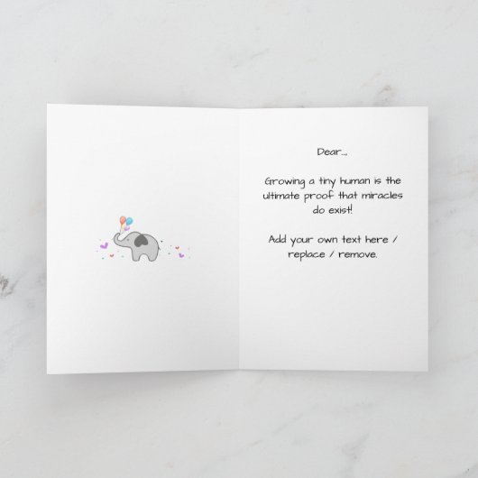 Herzlichen Glückwunsch, Frau Präsidentin, Karte (Innenseite)