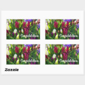 Herzlichen Glückwunsch Frühlingsblumen #5 Stickers (Blatt)