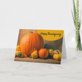Herzlichen Glückwunsch für alle, schöne Pumpkins a Feiertagskarte